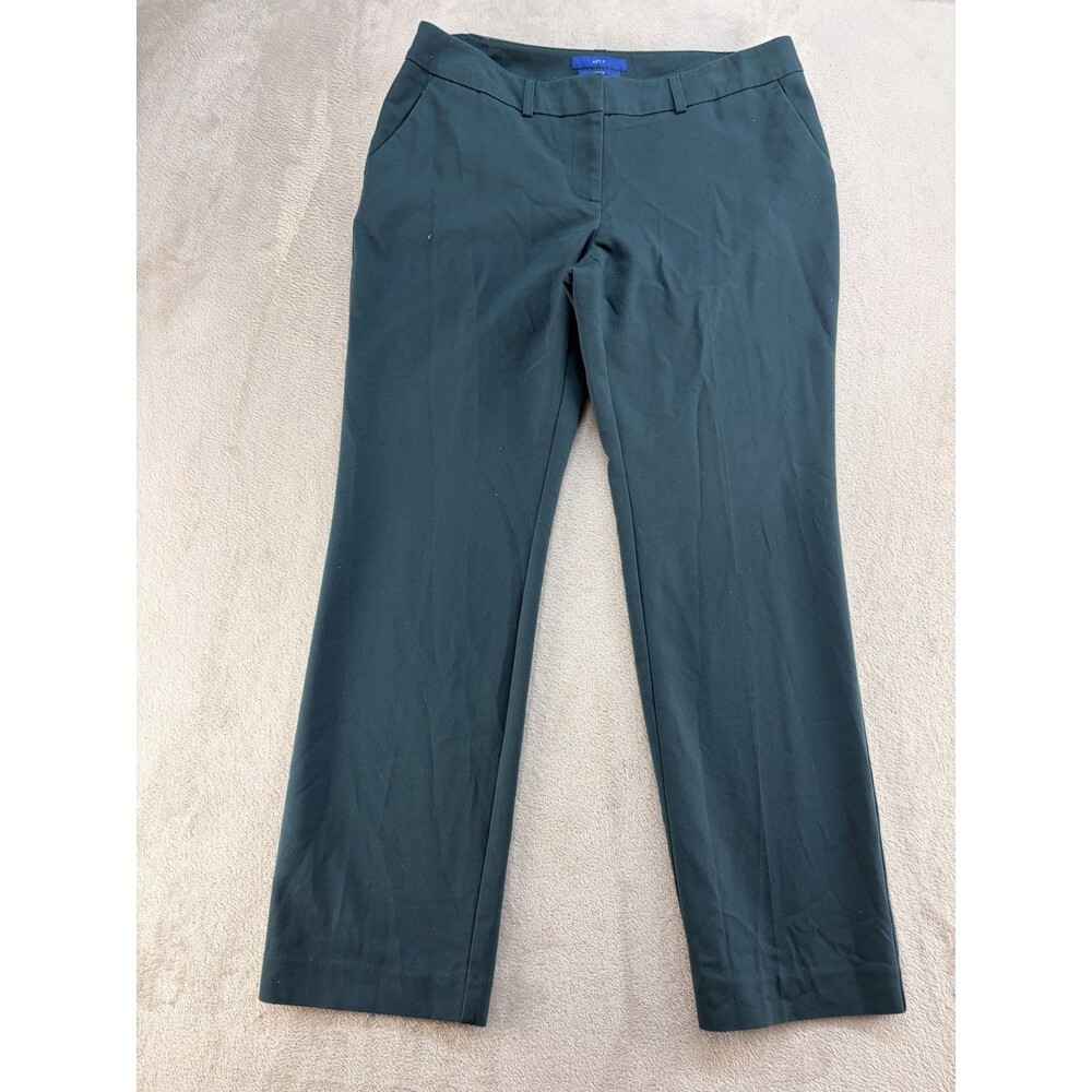 Apt 9 Torie Dress Pants Womens Green Size 12 Casual